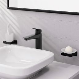 Hansgrohe Logis bateria umywalkowa stojąca czarny mat 71091670