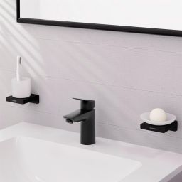 Hansgrohe Logis bateria umywalkowa stojąca czarny mat 71103670