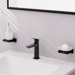 Hansgrohe Logis bateria umywalkowa stojąca czarny mat 71253670