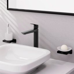 Hansgrohe Logis bateria umywalkowa stojąca czarny mat 71258670