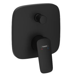Hansgrohe Logis bateria wannowo-prysznicowa podtynkowa czarny mat 71405670