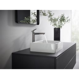 Hansgrohe Talis E bateria umywalkowa stojąca wysoka czarny chrom szczotkowany 71717340