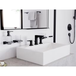 Hansgrohe Talis E bateria umywalkowa stojąca czarny mat 71733670