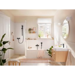Hansgrohe Rebris S bateria prysznicowa ścienna czarny mat 72643670
