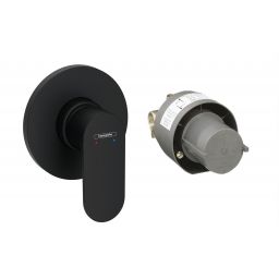 Hansgrohe Rebris S bateria prysznicowa podtynkowa czarny mat 72648670