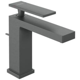Hansgrohe Tecturis E bateria umywalkowa stojąca 110 EcoSmart+ czarny chrom szczotkowany 73010340