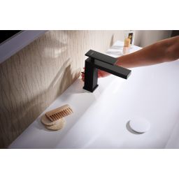 Hansgrohe Tecturis E bateria umywalkowa stojąca czarna 73014670