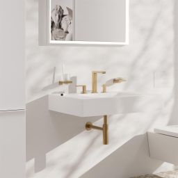 Hansgrohe Tecturis E bateria umywalkowa stojąca brąz szczotkowany 73030140