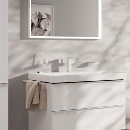Hansgrohe Tecturis E bateria umywalkowa stojąca biała 73040700