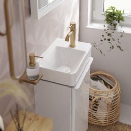 Hansgrohe Tecturis S bateria umywalkowa stojąca brąz szczotkowany 73301140