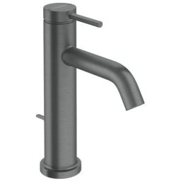 Hansgrohe Tecturis S bateria umywalkowa stojąca 110 EcoSmart+ czarny chrom szczotkowany 73310340