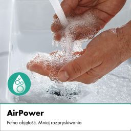 Hansgrohe Tecturis S bateria umywalkowa stojąca 110 CoolStart EcoSmart+ czarny chrom szczotkowany 73312340