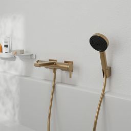 Hansgrohe Tecturis E bateria wannowo-prysznicowa ścienna brąz szczotkowany 73420140