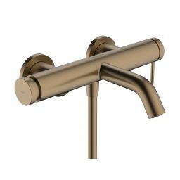 Hansgrohe Tecturis S bateria wannowo-prysznicowa ścienna brąz szczotkowany 73422140