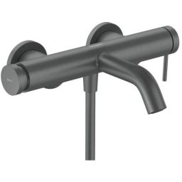 Hansgrohe Tecturis S bateria wannowo-prysznicowa ścienna czarny chrom szczotkowany 73422340