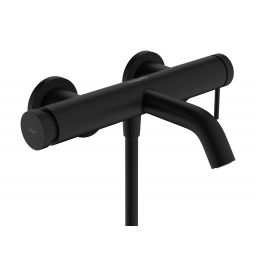 Hansgrohe Tecturis S bateria wannowo-prysznicowa ścienna czarny mat 73422670