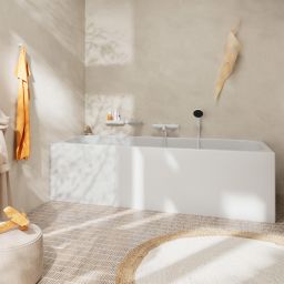 Hansgrohe Tecturis S bateria wannowo-prysznicowa ścienna biały mat 73422700