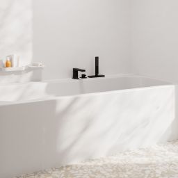 Hansgrohe Tecturis E bateria wannowo-prysznicowa nawannowa czarna 73443670