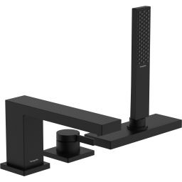 Hansgrohe Tecturis E bateria wannowo-prysznicowa nawannowa czarna 73443670