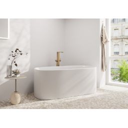 Hansgrohe Tecturis E bateria wannowo-prysznicowa wolnostojąca brąz szczotkowany 73445140