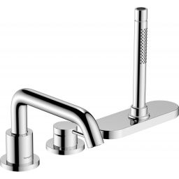 Hansgrohe Tecturis S bateria wannowo-prysznicowa 3-otworowa chrom 73447000