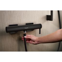 Hansgrohe Tecturis E bateria prysznicowa ścienna czarny mat 73620670
