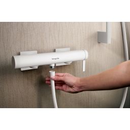 Hansgrohe Tecturis E bateria prysznicowa ścienna biały mat 73620700