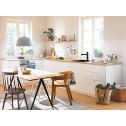 Hansgrohe Zesis M33 bateria kuchenna z wyciąganą wylewką stojąca czarny mat 74801670