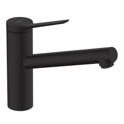 Hansgrohe Zesis M33 bateria kuchenna stojąca czarny mat 74802670