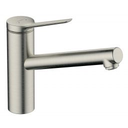 Hansgrohe Zesis M33 bateria kuchenna stojąca stal szlachetna optyczna 74802800