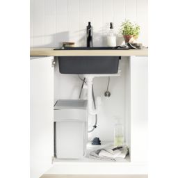 Hansgrohe Zesis M33 bateria kuchenna z wyciąganą wylewką stojąca czarny mat 74803670