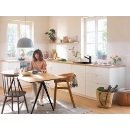 Hansgrohe Zesis M33 sBox bateria kuchenna stojąca z wyciąganą wylewką czarny mat 74821670