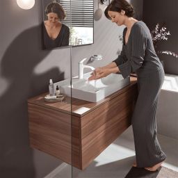 Hansgrohe Vivenis bateria umywalkowa stojąca biała 75024700