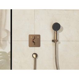 Hansgrohe DuoTurn Q bateria wannowo-prysznicowa podtynkowa brąz szczotkowany 75414140