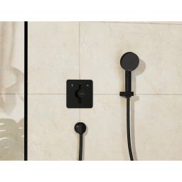 Hansgrohe DuoTurn Q bateria wannowo-prysznicowa podtynkowa czarny mat 75414670