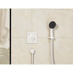 Hansgrohe DuoTurn Q bateria wannowo-prysznicowa podtynkowa biały mat 75414700