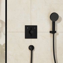 Hansgrohe DuoTurn E bateria wannowo-prysznicowa podtynkowa czarny mat 75417670
