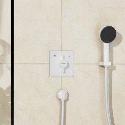 Hansgrohe DuoTurn E bateria wannowo-prysznicowa podtynkowa biały mat 75417700