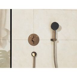 Hansgrohe DuoTurn S bateria wannowo-prysznicowa podtynkowa brąz szczotkowany 75418140