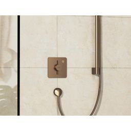 Hansgrohe DuoTurn Q bateria prysznicowa podtynkowa brąz szczotkowany 75614140
