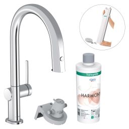 Hansgrohe Aqittura M91 bateria kuchenna stojąca z filtrem chrom 76800000