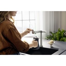 Hansgrohe Aqittura M91 FilterSystem bateria kuchenna stojąca z filtrem stalowy 76804800