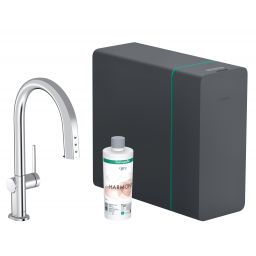 Hansgrohe Aqittura M91 bateria kuchenna z filtrem stojąca chrom 76836000
