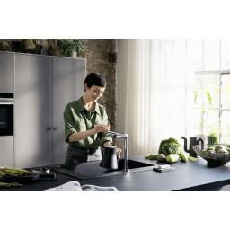 Hansgrohe Aqittura M91 bateria kuchenna stojąca z filtrem chrom 76837000