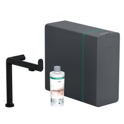 Hansgrohe Aqittura M91 bateria kuchenna z filtrem czarny mat 76837670