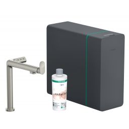 Hansgrohe Aqittura M91 bateria kuchenna z filtrem stojąca stal 76837800