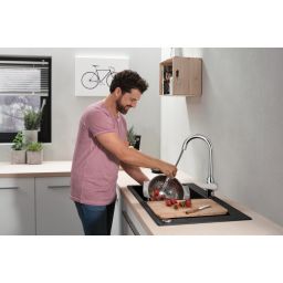 Hansgrohe F16 deska kuchenna dąb 40961000