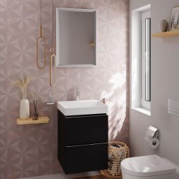 Hansgrohe Xelu Q szafka 48 cm podumywalkowa wisząca szary diament mat/chrom 54020000