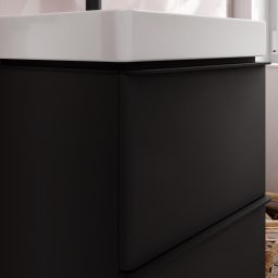 Hansgrohe Xelu Q szafka 48 cm podumywalkowa wisząca szary diament mat/czarny mat 54020670