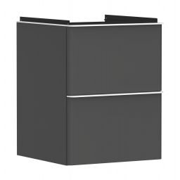 Hansgrohe Xelu Q szafka 48 cm podumywalkowa wisząca szary diament mat/biały mat 54020700